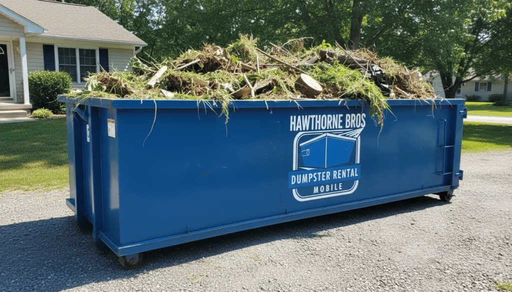 Yard Waste Dumpster Rental Mobile-img